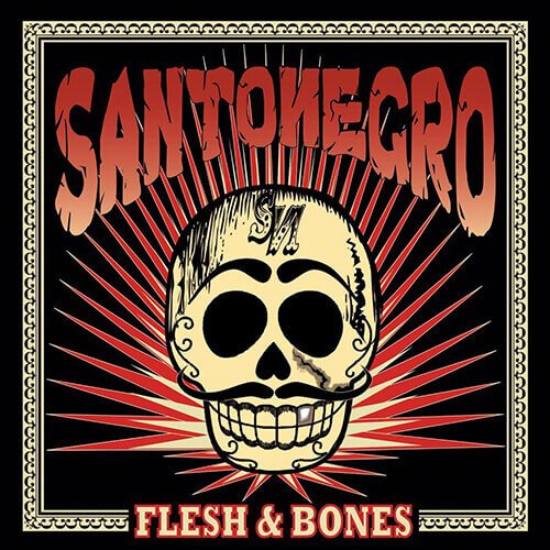 Portada "Flesh Bones" SANTONEGRO